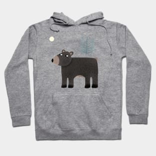 The Bear, the Trees and the Moon Hoodie